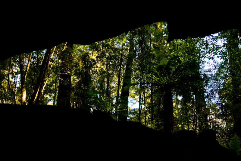 Looking Out Of Crazy Paving Cave